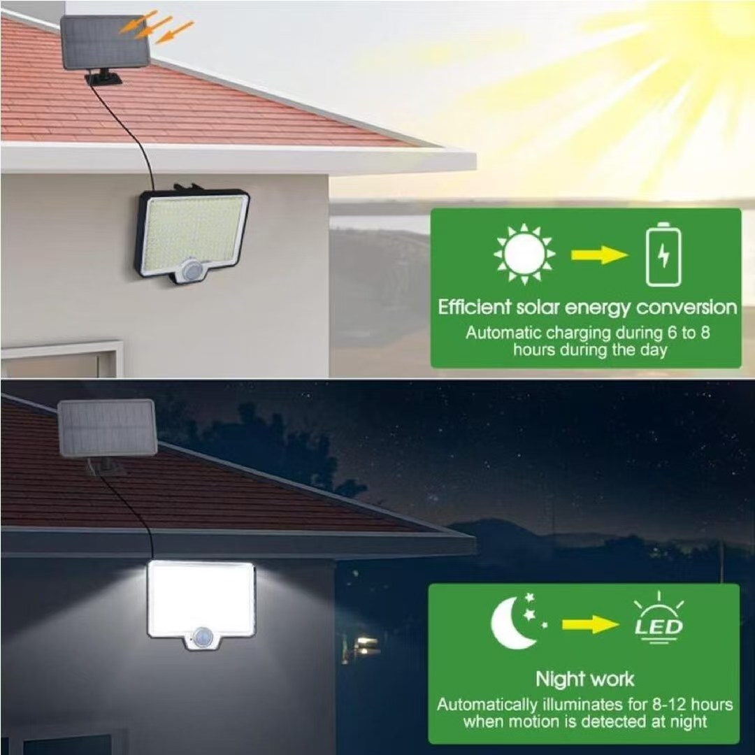 KQ-30058-2 294LED Solar Wall Light