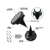 KQ-20007 Solar Deck Lamp